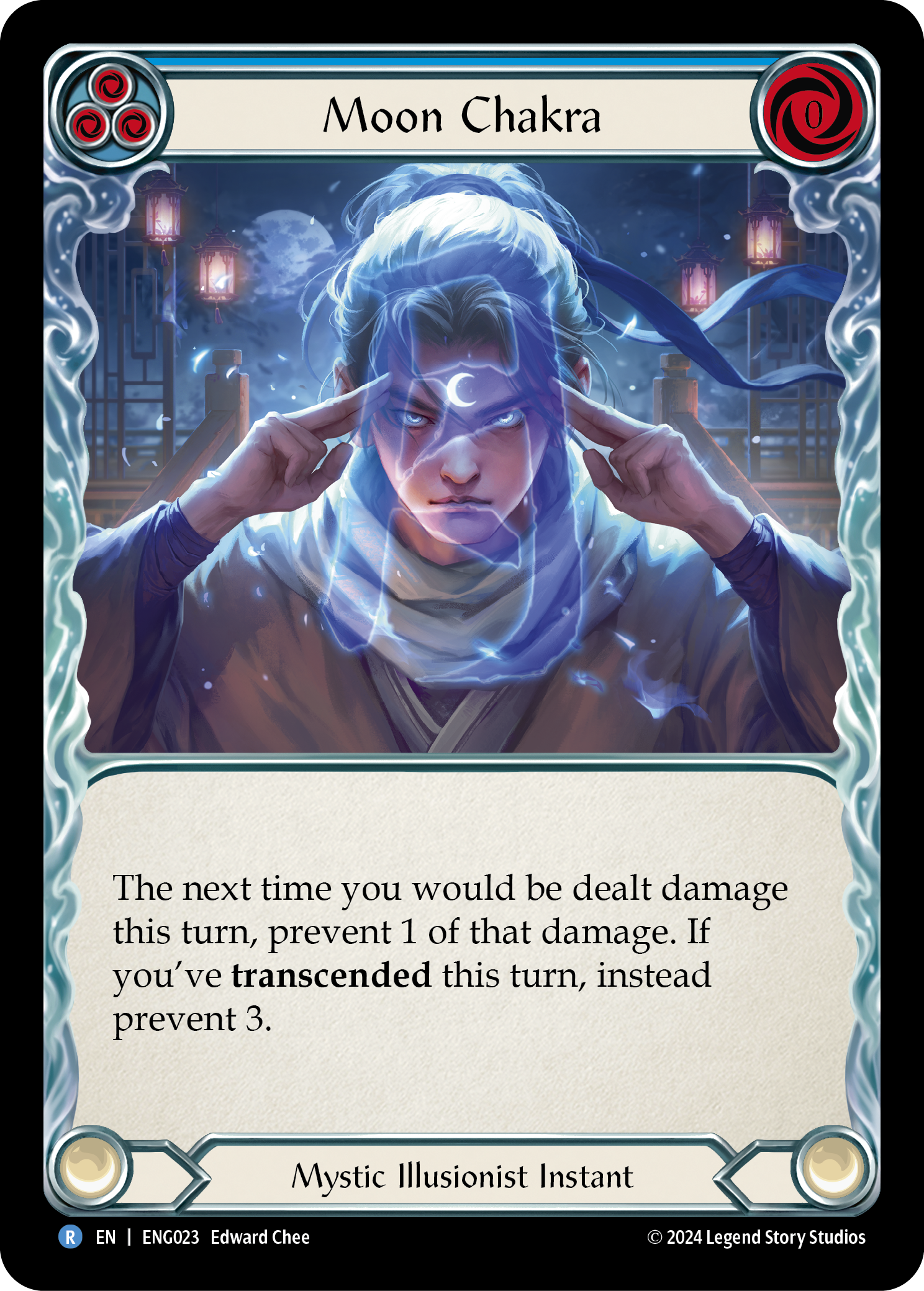 Moon Chakra [ENG023] (Part the Mistveil Enigma Blitz Deck) | Good Games Cannington