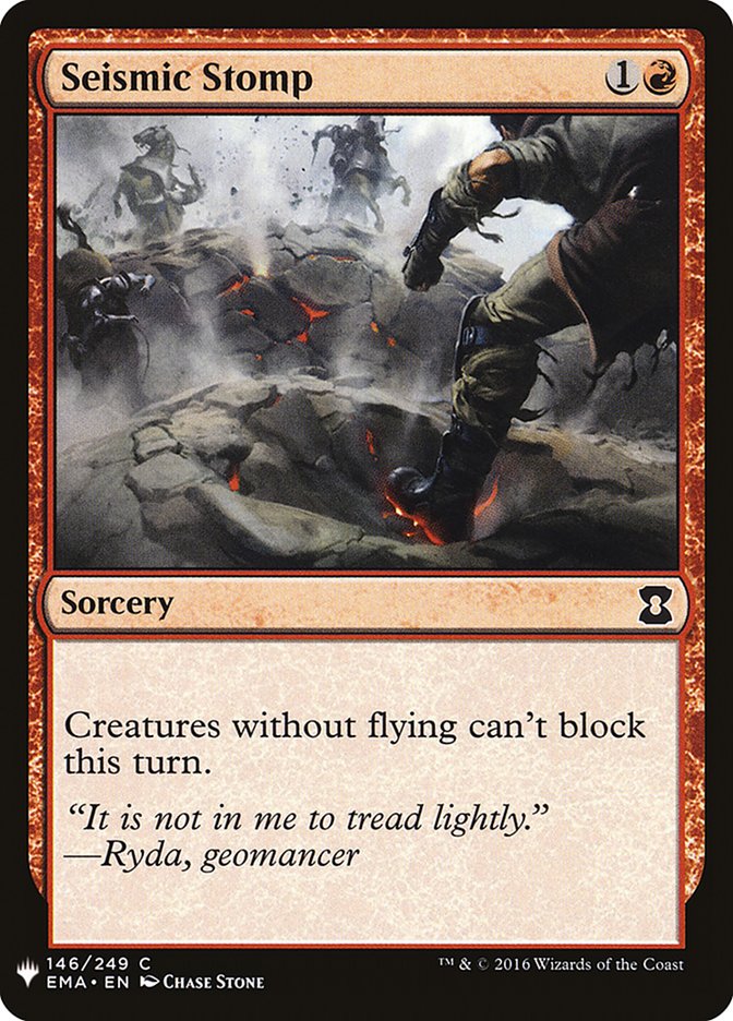 Seismic Stomp [Mystery Booster] | Good Games Cannington
