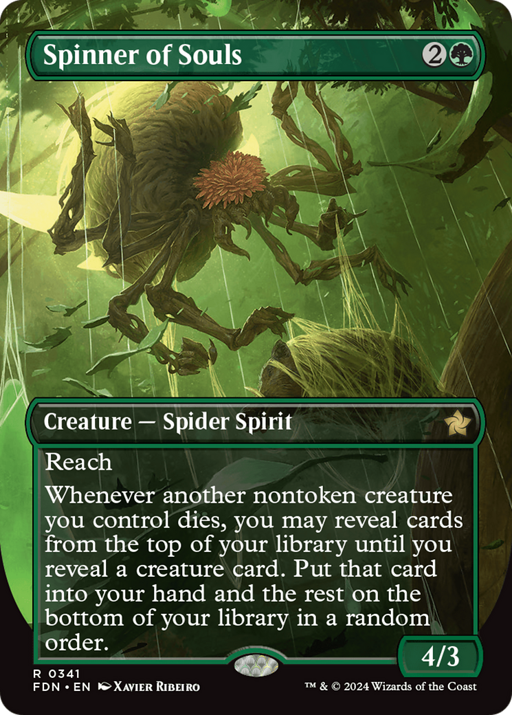 Spinner of Souls (Borderless) [Foundations] | Good Games Cannington