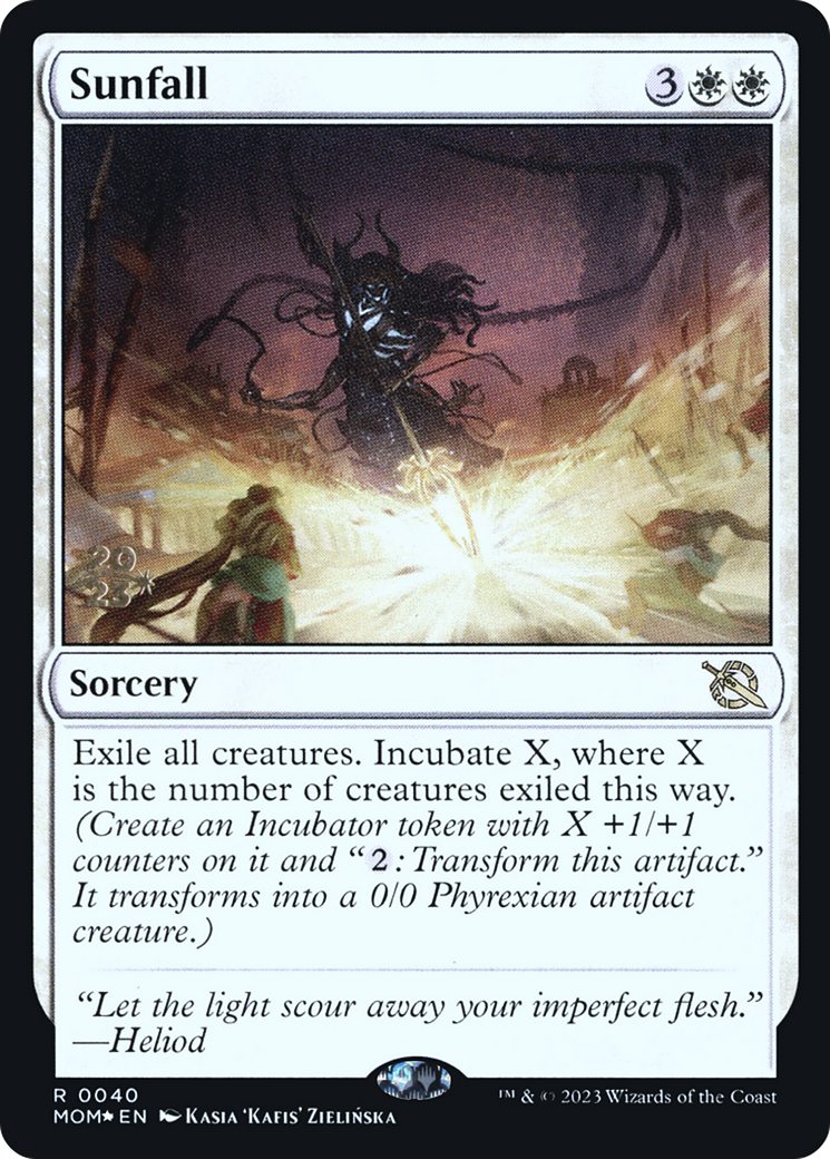 Sunfall [March of the Machine Prerelease Promos] | Good Games Cannington