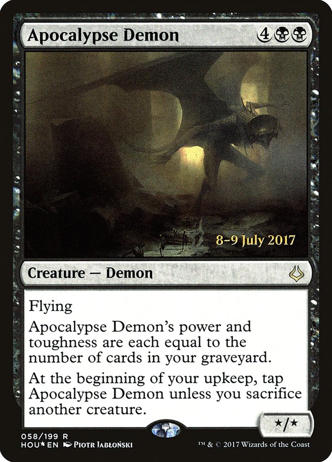Apocalypse Demon [Hour of Devastation Prerelease Promos] | Good Games Cannington