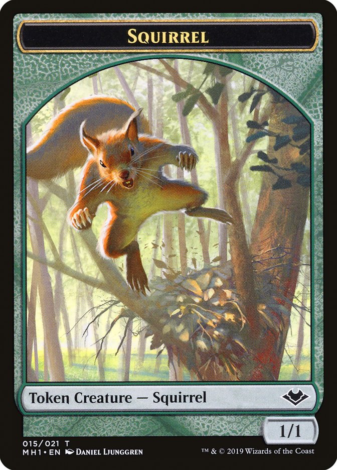 Illusion (005) // Squirrel (015) Double-Sided Token [Modern Horizons Tokens] | Good Games Cannington