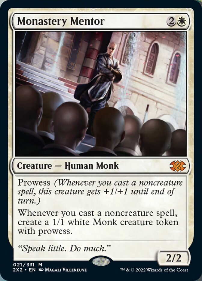 Monastery Mentor [Double Masters 2022] | Good Games Cannington