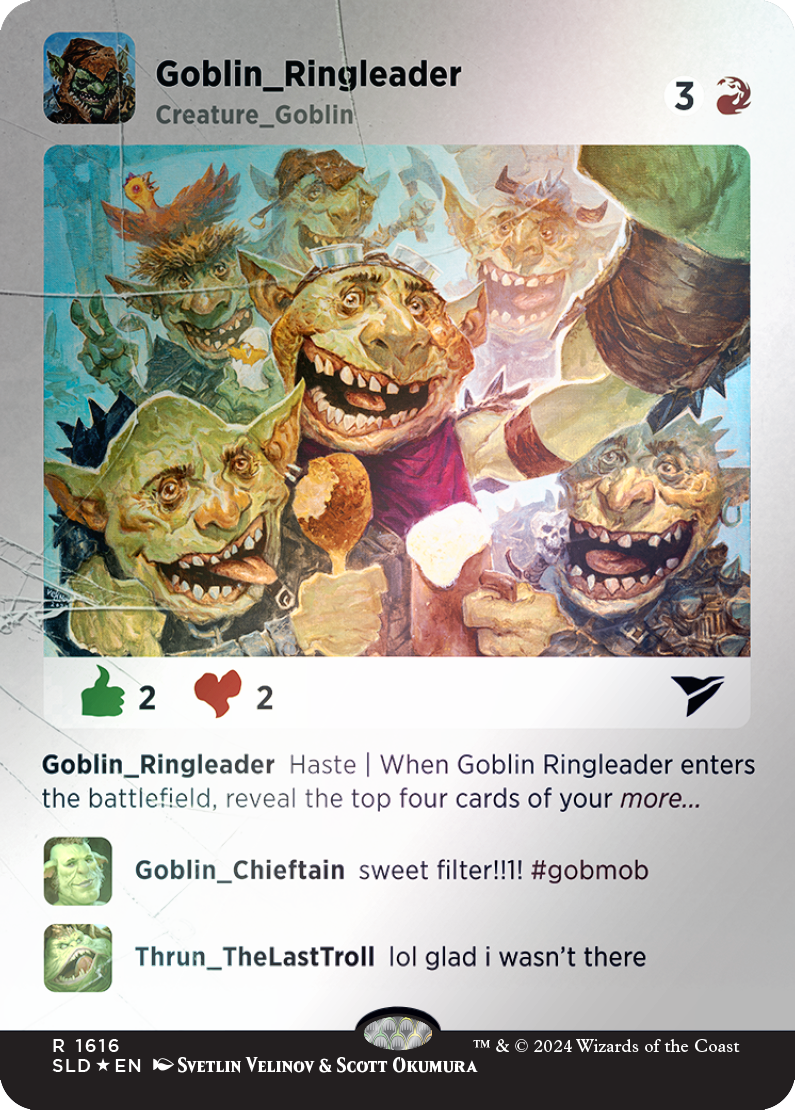 Goblin Ringleader (Rainbow Foil) [Secret Lair Drop Series] | Good Games Cannington