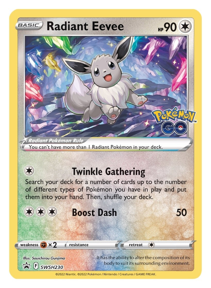 Radiant Eevee (SWSH230) [Sword & Shield: Black Star Promos] | Good Games Cannington