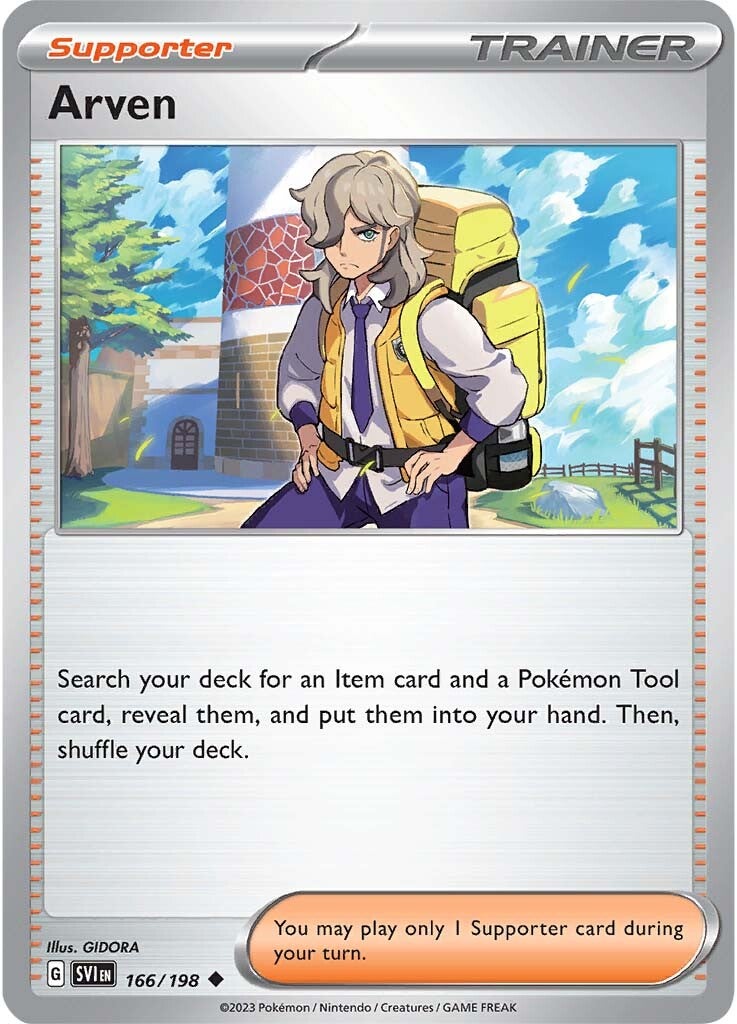 Arven (166/198) [Scarlet & Violet: Base Set] | Good Games Cannington