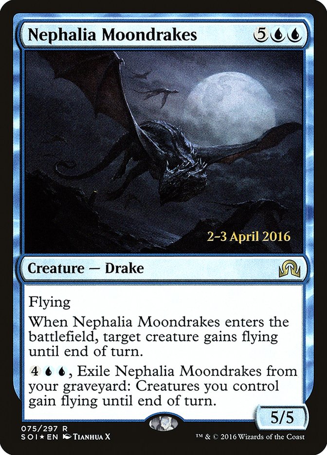 Nephalia Moondrakes [Shadows over Innistrad Prerelease Promos] | Good Games Cannington