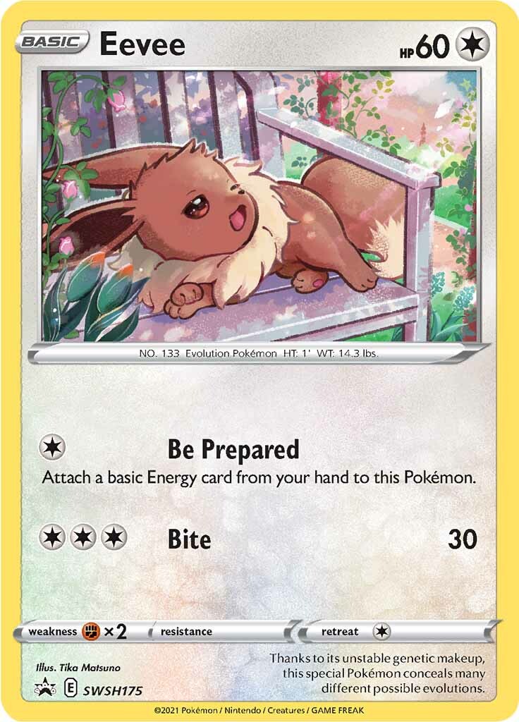 Eevee (SWSH175) [Sword & Shield: Black Star Promos] | Good Games Cannington