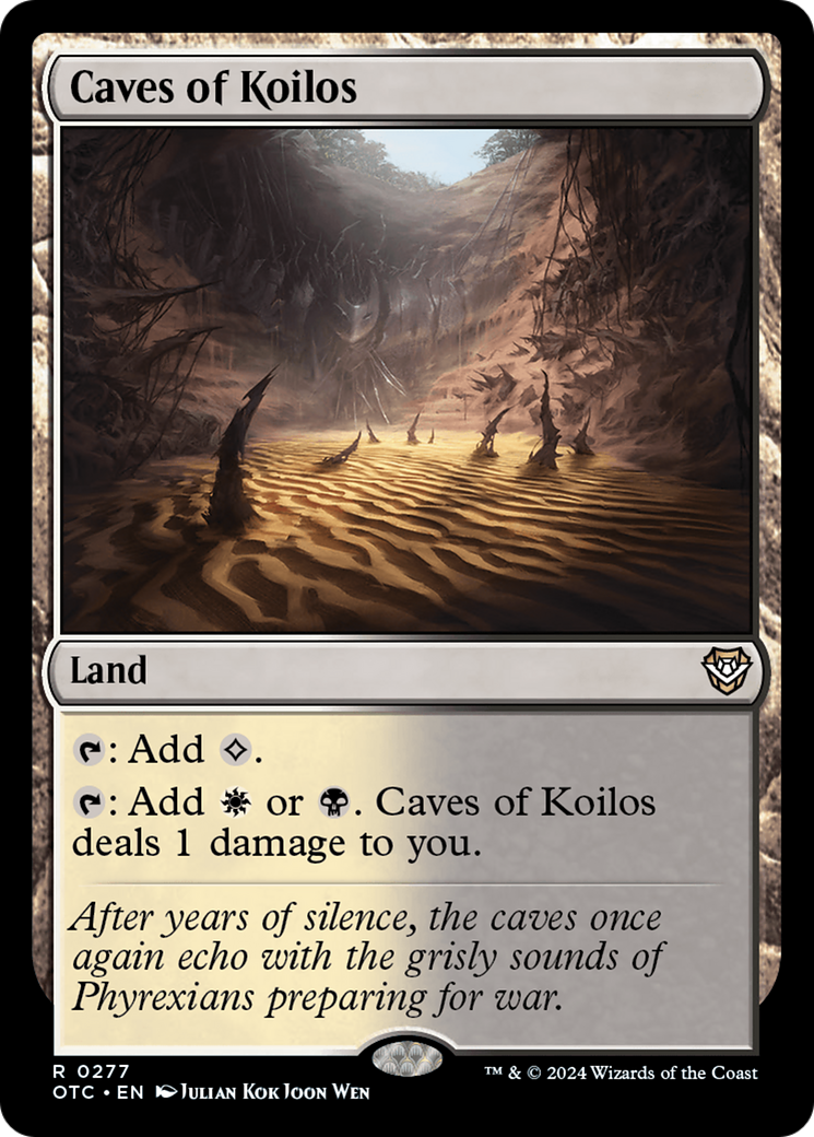 Caves of Koilos [Outlaws of Thunder Junction Commander] | Good Games Cannington