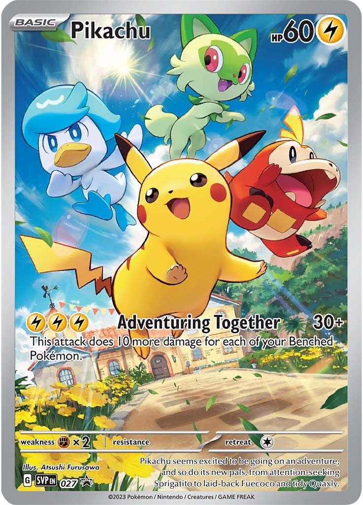 Pikachu (027) [Scarlet & Violet: Black Star Promos] | Good Games Cannington