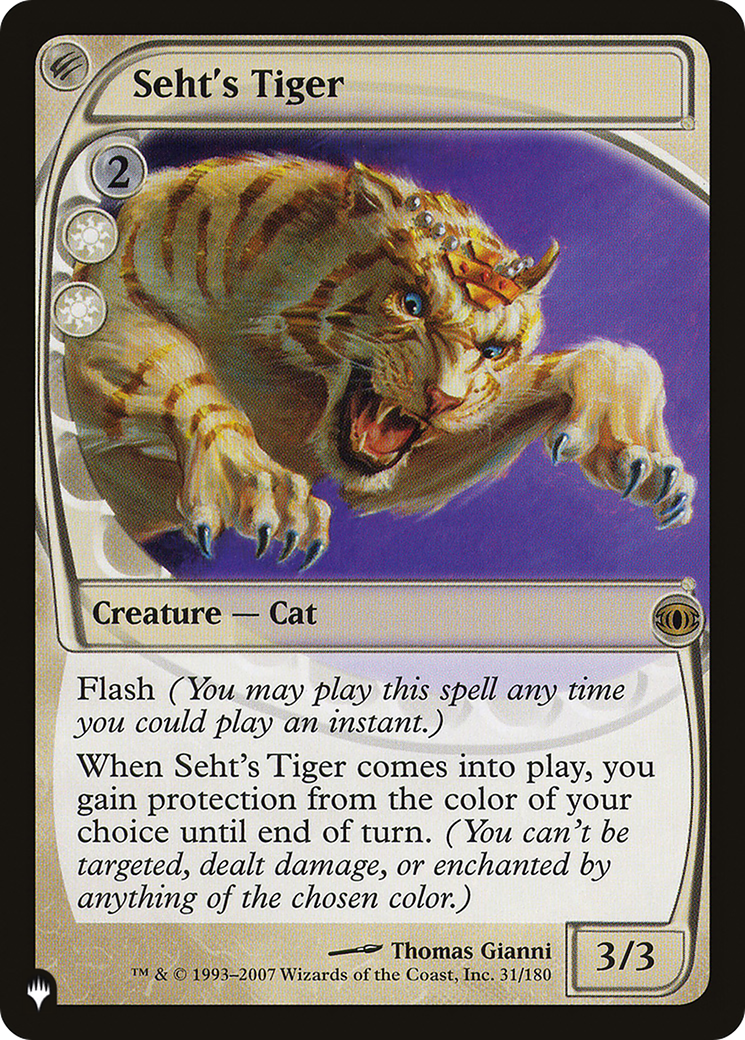 Seht's Tiger [The List] | Good Games Cannington
