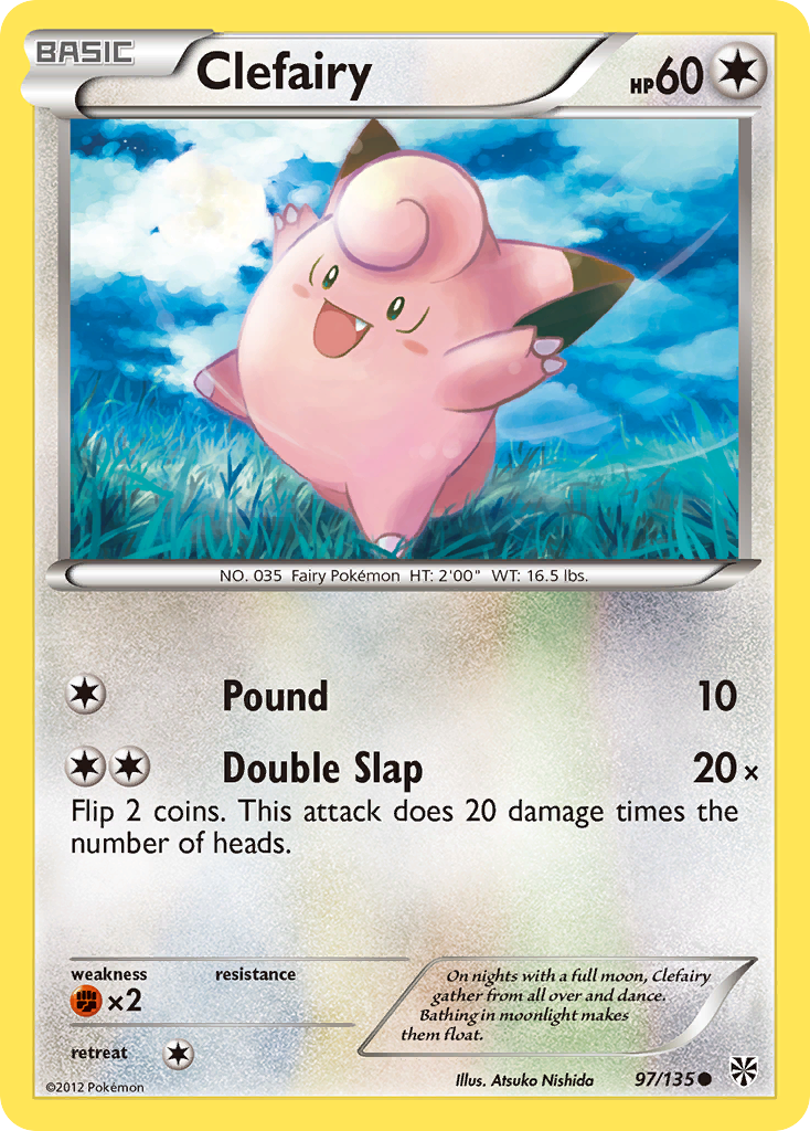 Clefairy (97/135) [Black & White: Plasma Storm] | Good Games Cannington