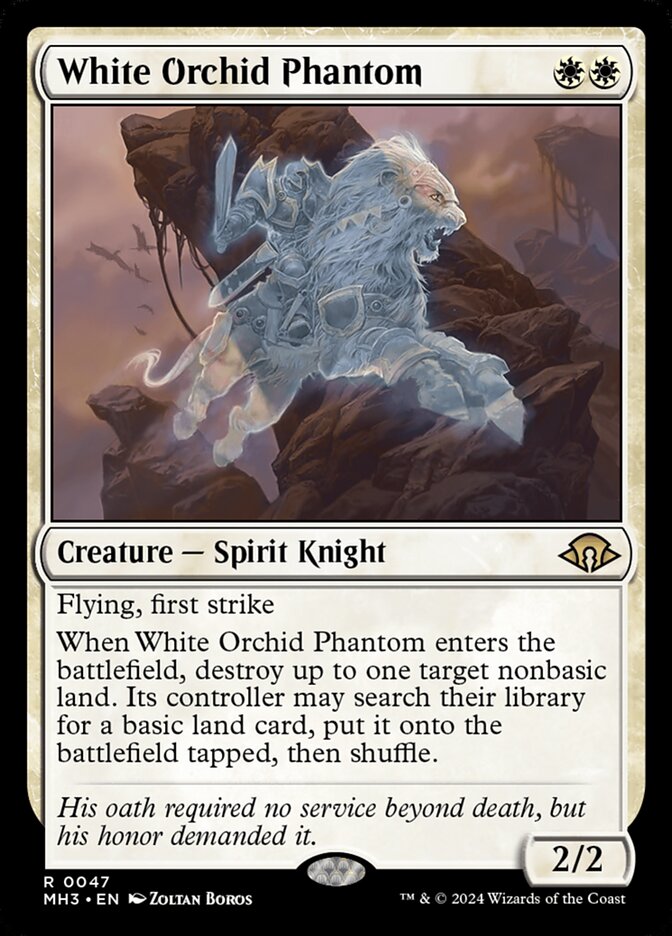 White Orchid Phantom 47 (Modern Horizons 3)  - Foil | Good Games Cannington