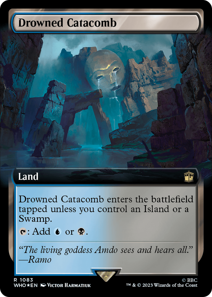 Drowned Catacomb (Extended Art) (Surge Foil) [Doctor Who] | Good Games Cannington