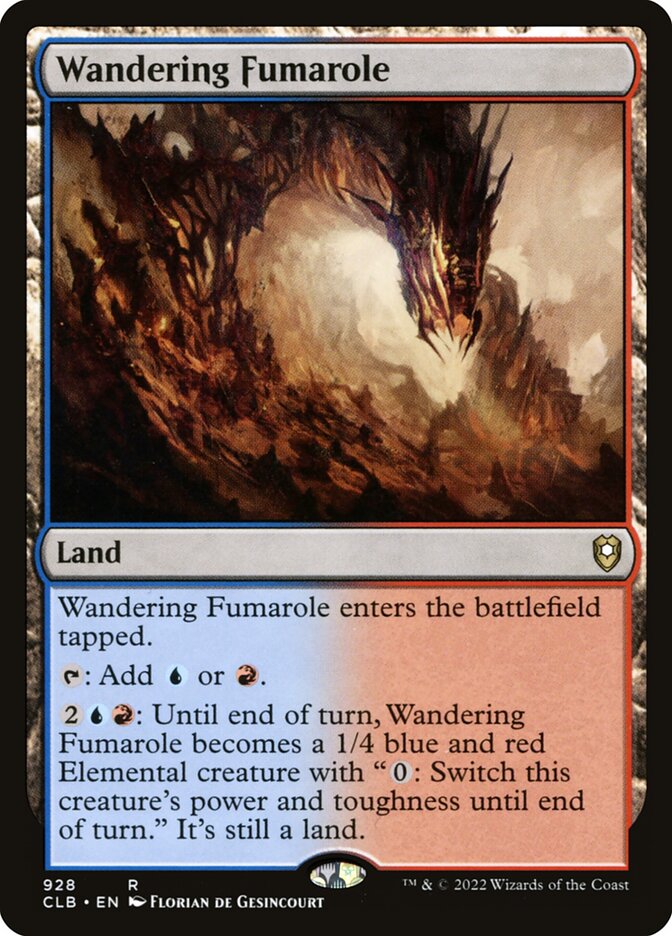 Wandering Fumarole 928 (Commander Legends: Battle for Baldur's Gate)  | Good Games Cannington