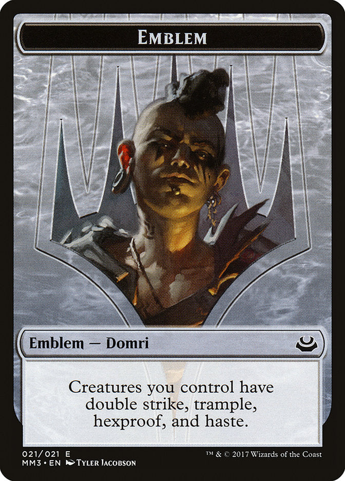 Domri Rade Emblem [Modern Masters 2017 Tokens] | Good Games Cannington