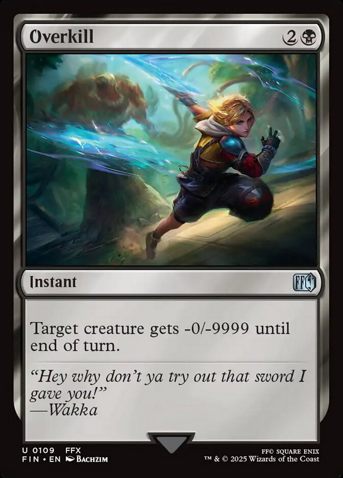 Overkill 109 (FINAL FANTASY)  - Foil | Good Games Cannington