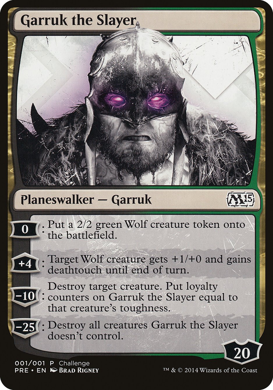 Garruk the Slayer (Prerelease Challenge) [Magic 2015 Prerelease Promos] | Good Games Cannington
