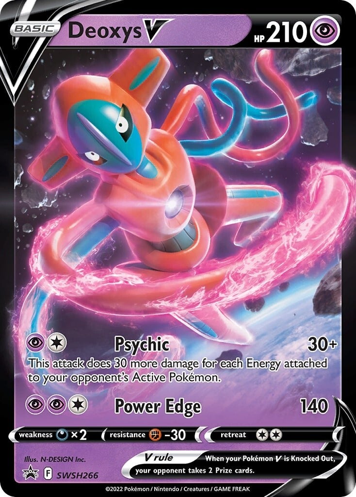 Deoxys V (SWSH266) [Sword & Shield: Black Star Promos] | Good Games Cannington