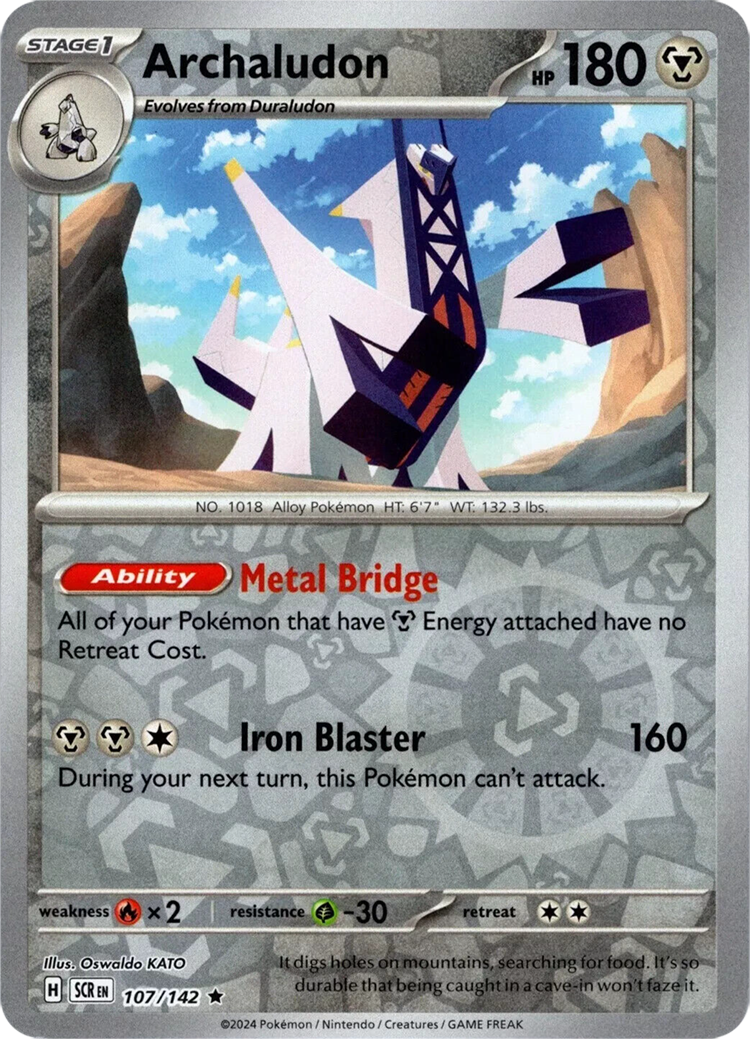 Archaludon (107/142) [Scarlet & Violet: Stellar Crown] | Good Games Cannington