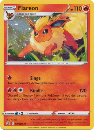 Flareon (SWSH041) [Sword & Shield: Black Star Promos] | Good Games Cannington