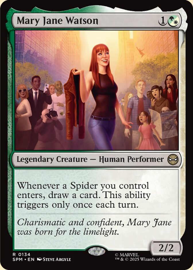 Mary Jane Watson 134/198 (Marvel's Spider-Man)  - Foil | Good Games Cannington