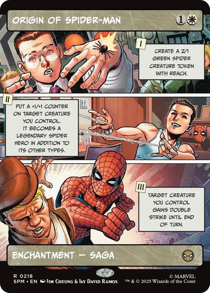 Origin of Spider Man Borderless 218 (Marvel's Spider-Man)  | Good Games Cannington