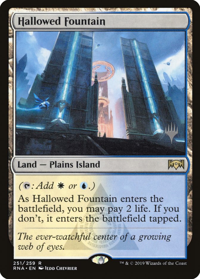 Hallowed Fountain (Promo Pack) [Ravnica Allegiance Promos] | Good Games Cannington