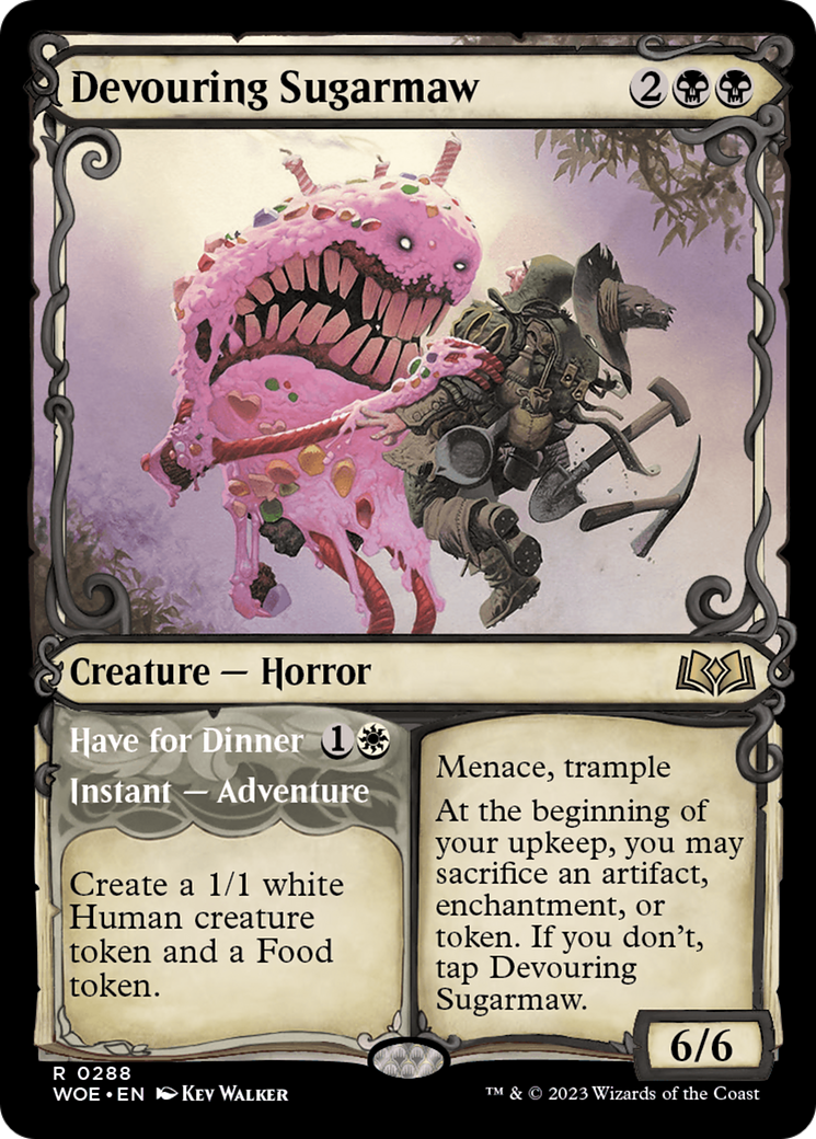 Devouring Sugarmaw // Have For Dinner (Showcase) [Wilds of Eldraine] | Good Games Cannington
