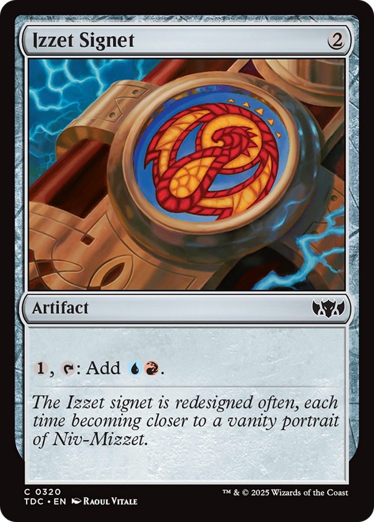 Izzet Signet [Tarkir: Dragonstorm Commander] | Good Games Cannington