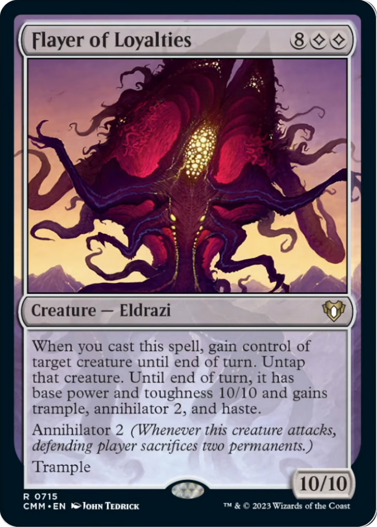 Flayer of Loyalties [Commander Masters] | Good Games Cannington