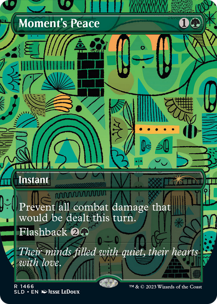 Moment's Peace (Rainbow Foil) [Secret Lair Drop Series] | Good Games Cannington