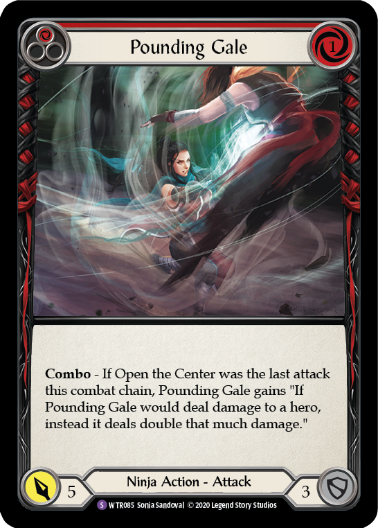 Pounding Gale [U-WTR085] (Welcome to Rathe Unlimited)  Unlimited Rainbow Foil | Good Games Cannington
