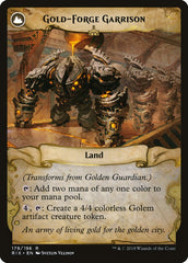Golden Guardian // Gold-Forge Garrison [Rivals of Ixalan] | Good Games Cannington