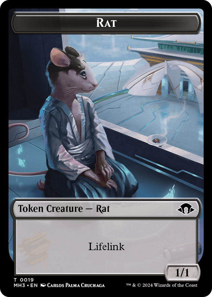 Eldrazi Spawn // Rat Double-Sided Token [Modern Horizons 3 Tokens] | Good Games Cannington