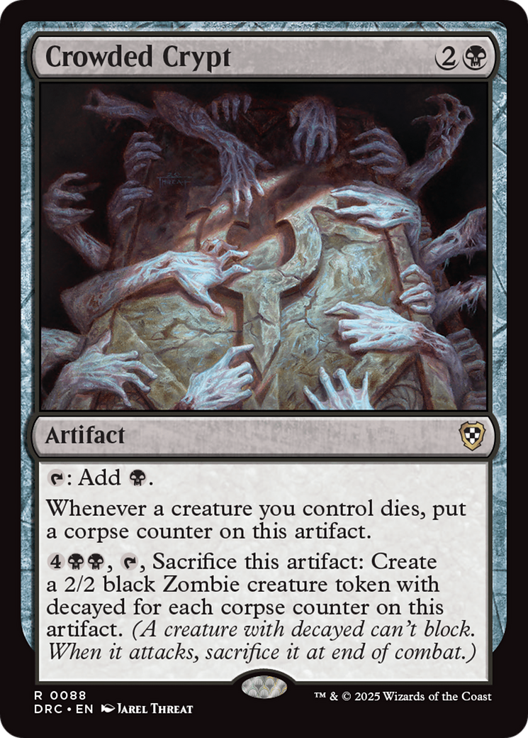 Crowded Crypt [Aetherdrift Commander] | Good Games Cannington