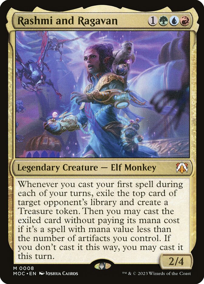 Rashmi and Ragavan 8 (Commander: March of the Machine)  - Foil | Good Games Cannington