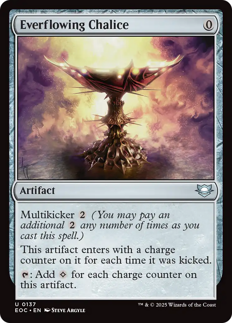 Everflowing Chalice [Edge of Eternities Commander] | Good Games Cannington