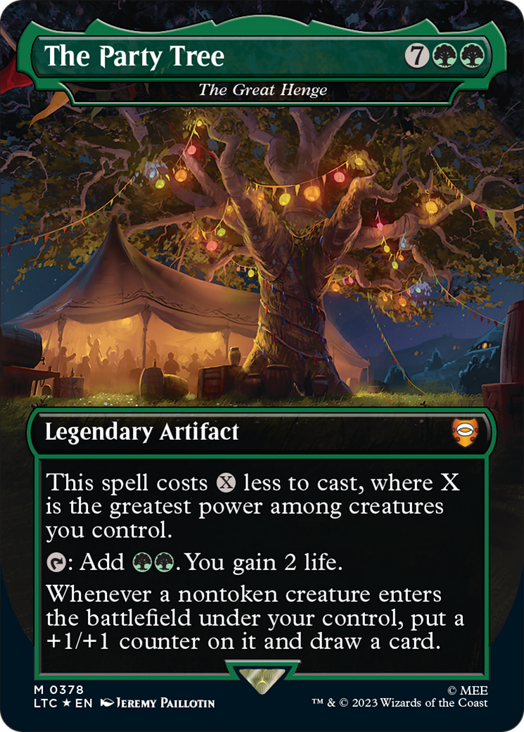 The Party Tree - The Great Henge (Surge Foil Realms and Relics) [The Lord of the Rings: Tales of Middle-Earth Commander] | Good Games Cannington