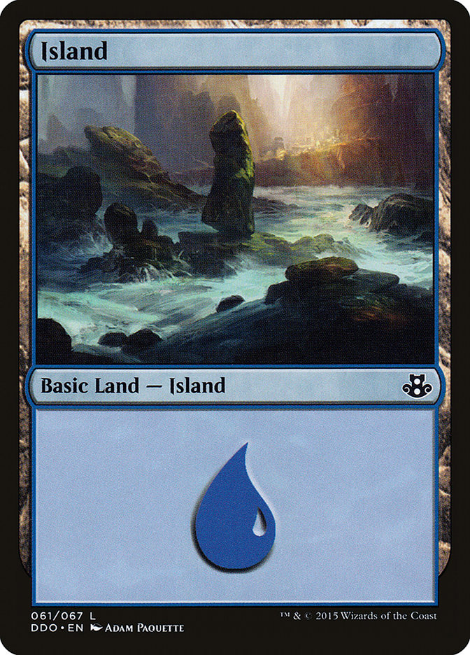 Island (61) [Duel Decks: Elspeth vs. Kiora] | Good Games Cannington