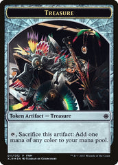 Dinosaur // Treasure Double-Sided Token [Friday Night Magic 2017] | Good Games Cannington
