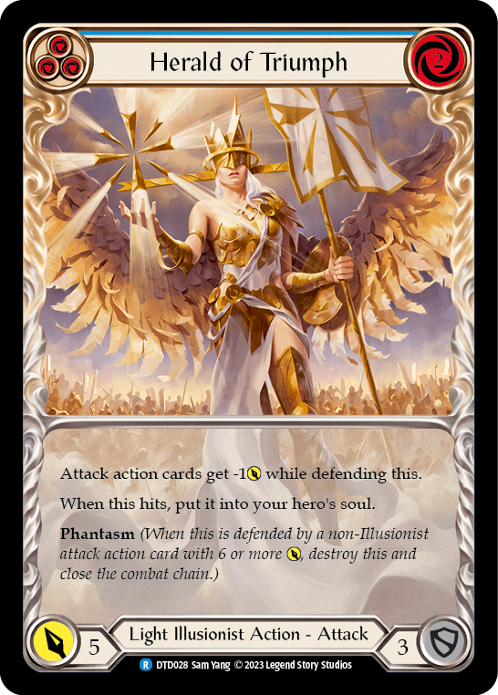 Herald of Triumph (Blue) [DTD028] (Dusk Till Dawn) | Good Games Cannington