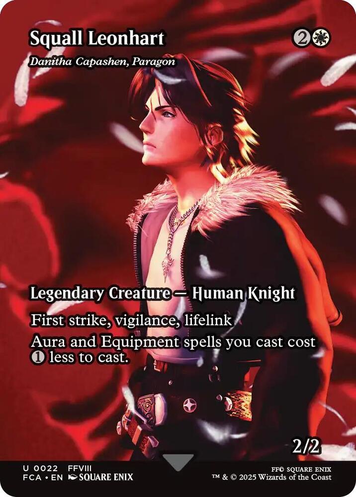 Squall Leonhart - Danitha Capashen, Paragon 22 (FINAL FANTASY: Through the Ages)  - Showcase Foil | Good Games Cannington