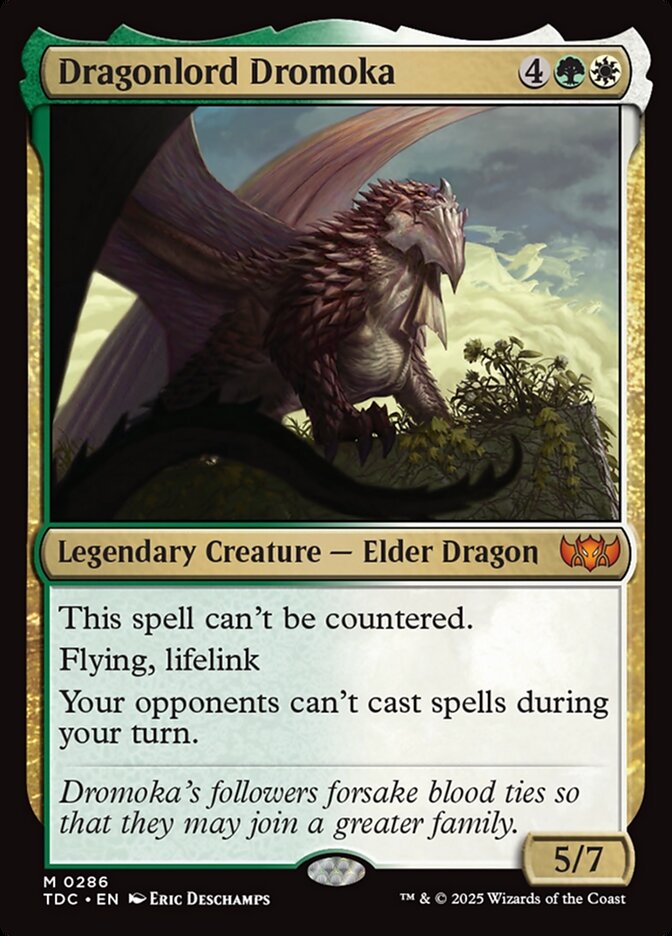 Dragonlord Dromoka 286 (Commander: Tarkir: Dragonstorm)  | Good Games Cannington