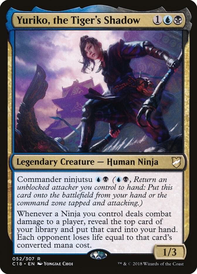 Yuriko, the Tiger's Shadow 52/307 (Commander 2018)  | Good Games Cannington