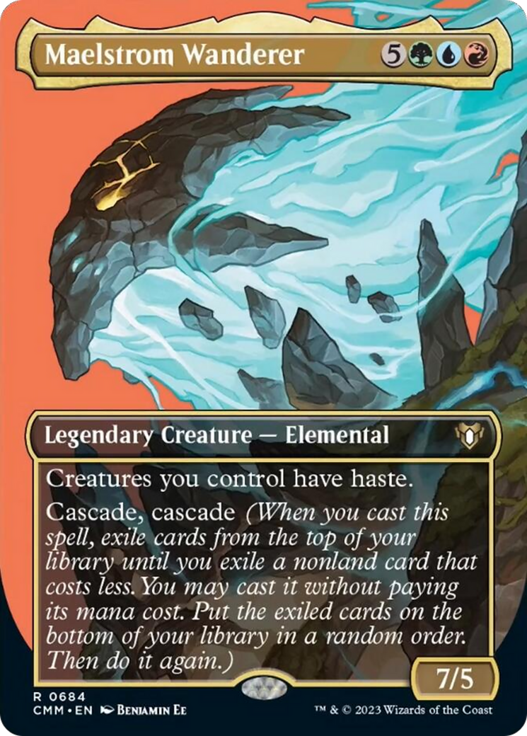 Maelstrom Wanderer (Borderless Profile) [Commander Masters] | Good Games Cannington