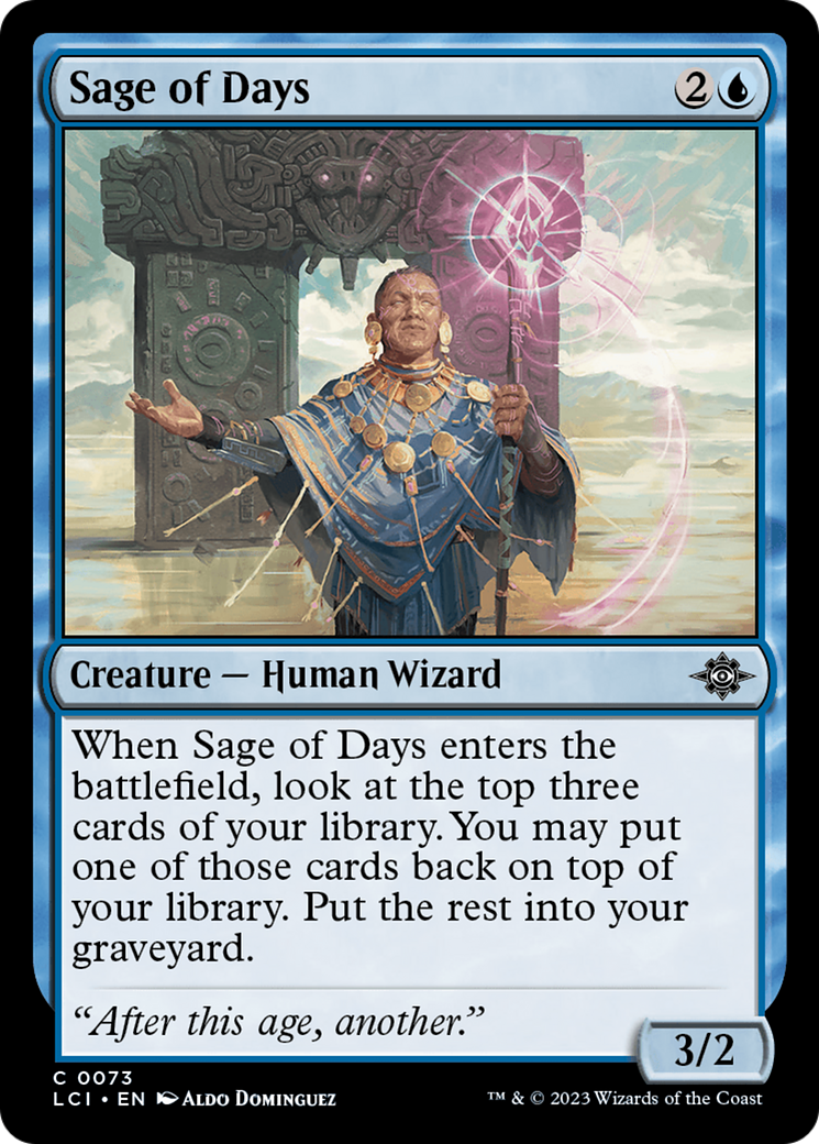 Sage of Days [The Lost Caverns of Ixalan] | Good Games Cannington