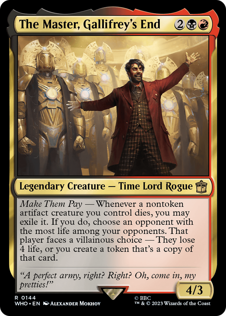 The Master, Gallifrey's End [Doctor Who] | Good Games Cannington