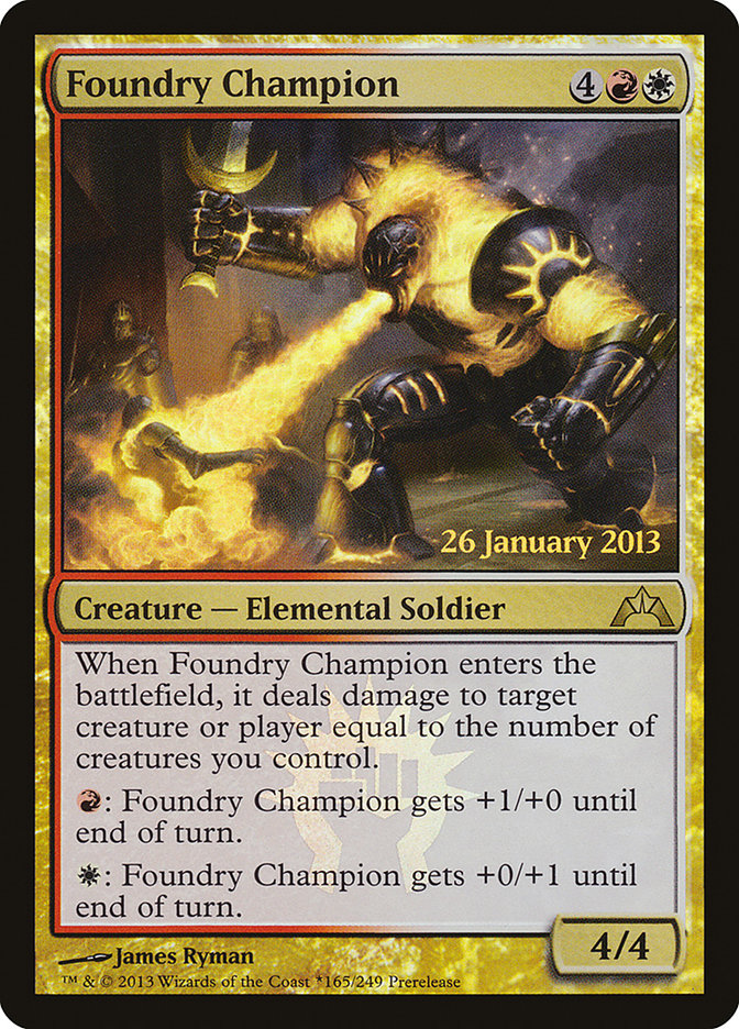 Foundry Champion [Gatecrash Prerelease Promos] | Good Games Cannington