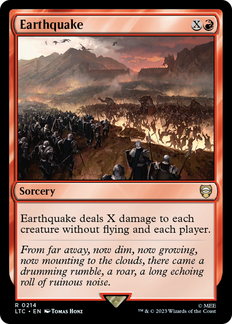 Earthquake [The Lord of the Rings: Tales of Middle-Earth Commander] | Good Games Cannington